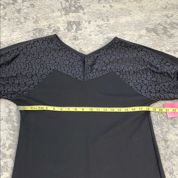 NWT Kate Spade Flora Leopard Lace Ponte Dress Black Office Funeral Sz S - Picture 9 of 12
